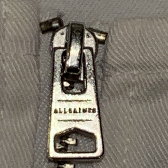 Allsaints‎ Elektra Zip Front Top Women's Size 6 Puff Sleeve Smocked Waist White - Picture 7 of 8